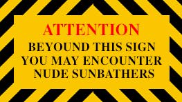 Sunbather Sign